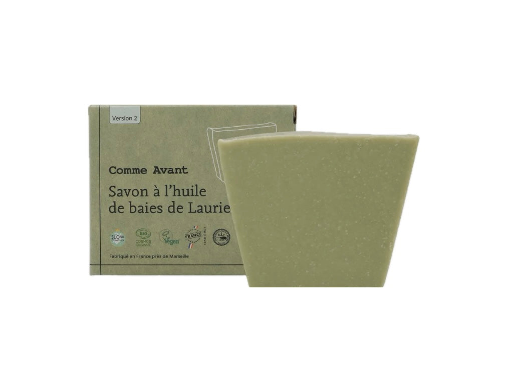 Savon à l’huile de Baies de Laurier - Bio - peaux à imperfections - 100g