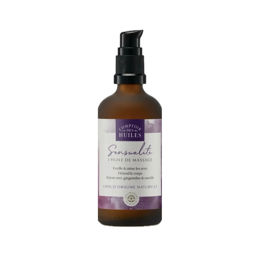 Huile de massage Bio - Sensualité - 100ml