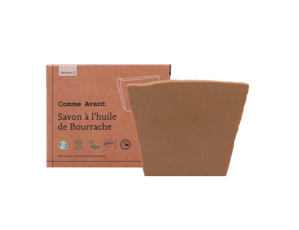 Savon à l’huile de bourrache - Bio - peaux sèches - 100g