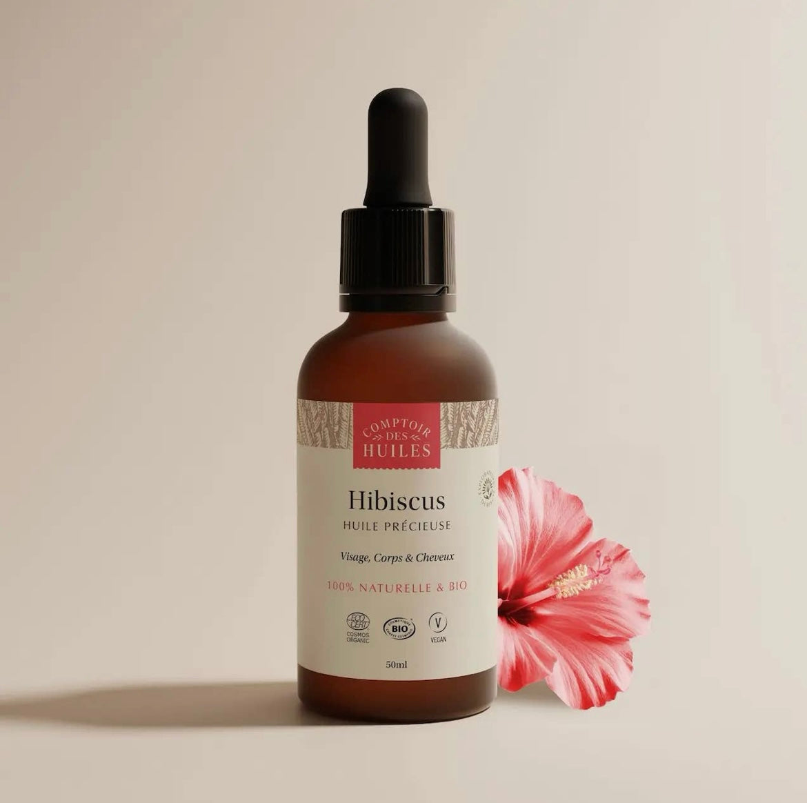 Huile d’Hibiscus Bio - Comptoir des Huiles - 50ml