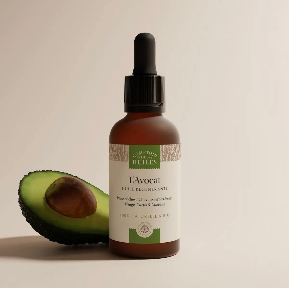 Huile d’Avocat Bio - Comptoir des Huiles - 50ml